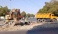 اجرای طرح اصلاح هندسی بلوار جمهوری اسلامی 