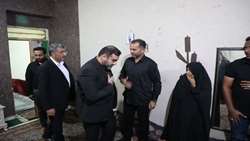 دیدار دادستان بندرعباس از خانواده شهید گرانقدر آتش نشان فؤاد اورنگی به مناسبت روز ملی آتش نشانی