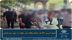 جمع آوری ۹۴ نفر اتباع بیگانه غیرمجاز در شهر بندرعباس