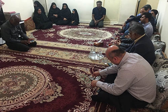 دیدار با خانواده مرحوم پاکبان حسینی 