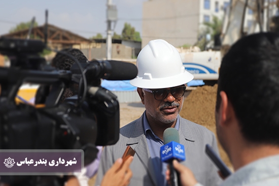 شهردار بندرعباس,شهرداری بندرعباس,عباس امینی زاده,هفته دولت,پروژه عمرانی,بهره برداری,افتتاح,زیرگذر,سا 